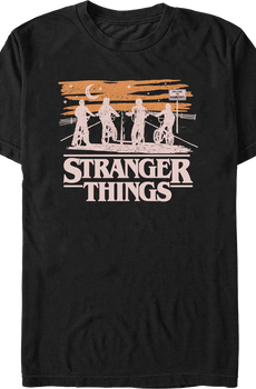 Black Silhouettes Stranger Things T-Shirt
