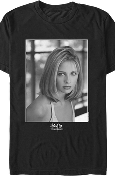 Black & White Photo Buffy The Vampire Slayer T-Shirt