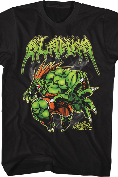 Blanka Attack Pose Street Fighter T-Shirtmain product image