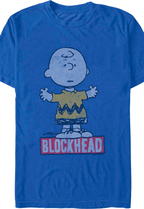 Blockhead Charlie Brown Peanuts T-Shirt