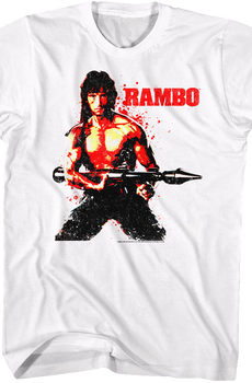 Blood Splattered Rambo T-Shirt