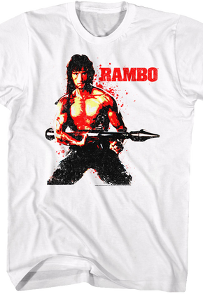 Blood Splattered Rambo T-Shirt