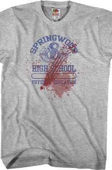 Bloody Springwood High Nightmare On Elm Street T-Shirt