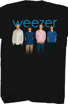 Blue Album Lineup Weezer T-Shirt