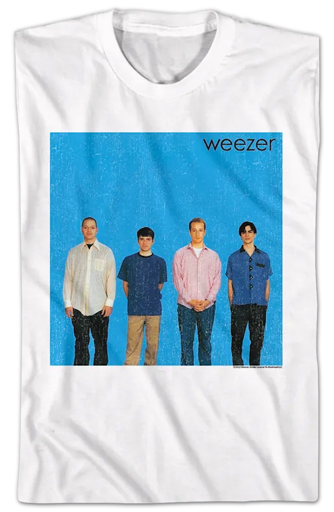 Blue Album Weezer T Shirt