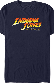 Blue Indiana Jones and the Dial of Destiny T-Shirt