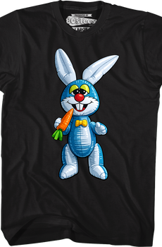 Blue Inflatable Easter Bunny T-Shirt