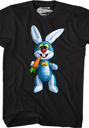 Blue Inflatable Easter Bunny T-Shirt