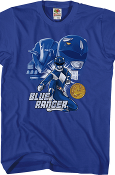 Blue Ranger Mighty Morphin Power Rangers T-Shirt