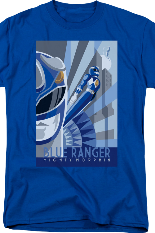 Blue Ranger Poster Mighty Morphin Power Rangers T-Shirtmain product image