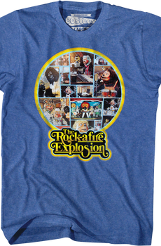 Blue 1st Album Back Cover Rock-afire Explosion T-Shirt