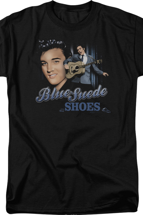 Blue Suede Shoes Collage Elvis Presley T-Shirtmain product image