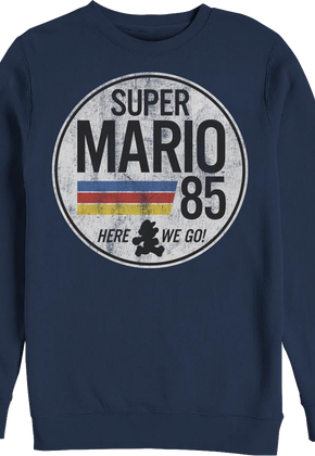 Blue Super Mario 85 Sweatshirt