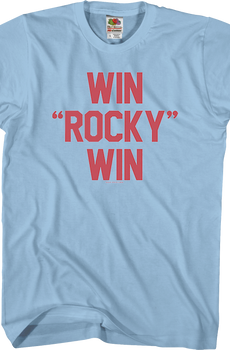 Blue Win Rocky Win T-Shirt