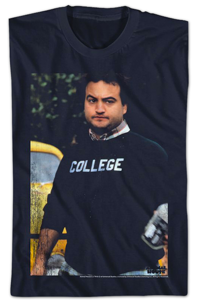 College animal top house shirt