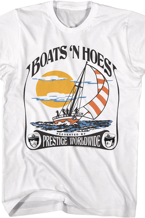 Boats 'N Hoes Presented By Prestige Worldwide Step Brothers T-Shirtmain product image