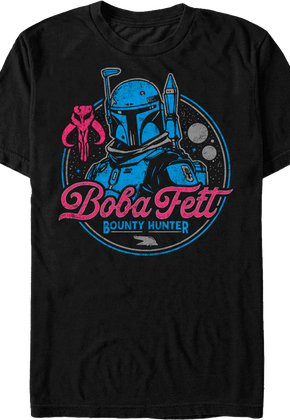 Boba Fett Bounty Hunter In A Galaxy Far, Far Away Star Wars T-Shirt