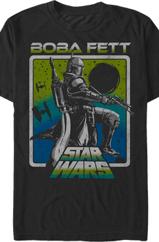 Boba Fett Galactic Bounty Hunter Star Wars T-Shirt