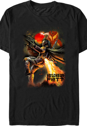 Boba Fett Galaxy Hunter Star Wars T-Shirt