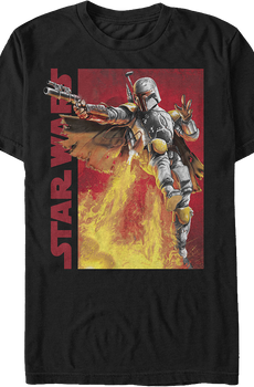 Boba Fett Jetpack Star Wars T-Shirt