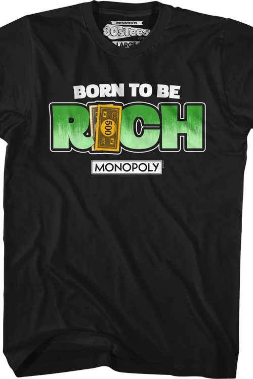 Born To Be Rich Monopoly T-Shirtmain product image