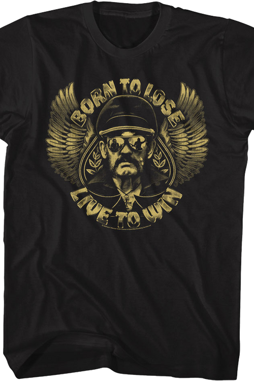 Born To Lose Live To Win Lemmy T-Shirtmain product image