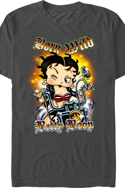 Born Wild Betty Boop T-Shirtmain product image