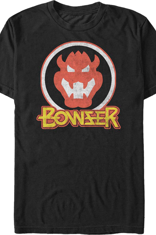 Bowser Logo Super Mario Bros. Nintendo T-Shirtmain product image