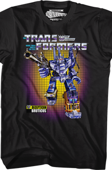 Box Art Bruticus Transformers T-Shirt