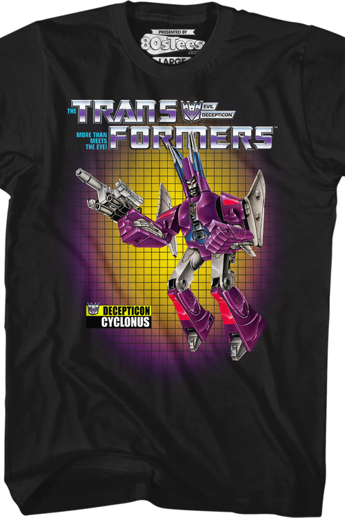 Box Art Cyclonus Transformers T-Shirtmain product image