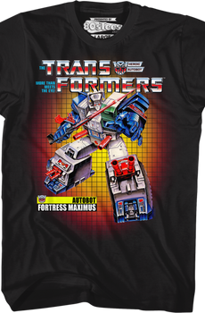 Box Art Fortress Maximus Transformers T-Shirt