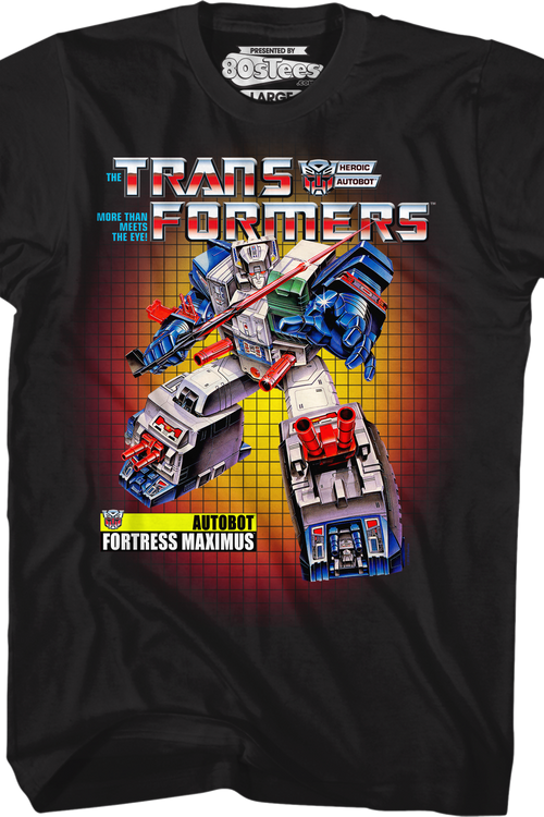 Box Art Fortress Maximus Transformers T-Shirtmain product image