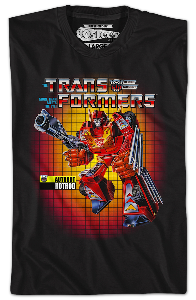 T-Shirt Transformers Auto Box Uomo - Blu Reale, Taglia XL, Stampata Con Inchiostro Ecologico - 4