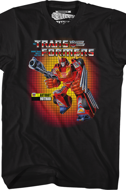Box Art Hot Rod Transformers T-Shirtmain product image