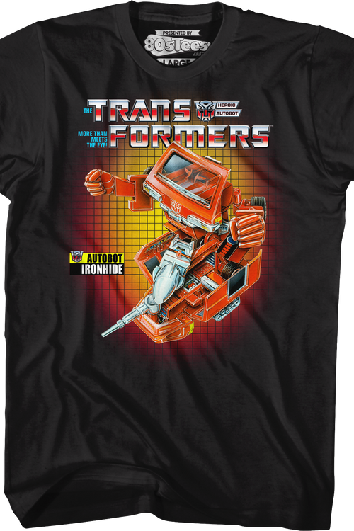 Box Art Ironhide Transformers T-Shirtmain product image