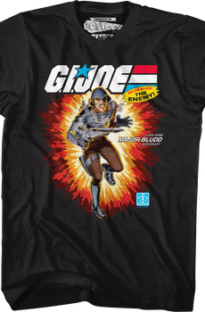 Box Art Major Bludd GI Joe T-Shirt