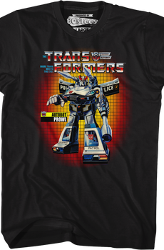 Box Art Prowl Transformers T-Shirt