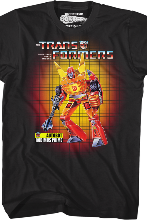 Box Art Rodimus Prime Transformers T-Shirtmain product image
