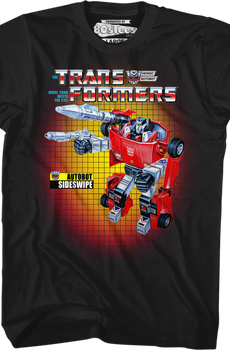 Box Art Sideswipe Transformers T-Shirt