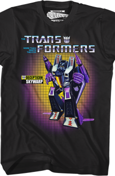 Box Art Skywarp Transformers T-Shirt