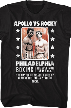 Boxing Poster Apollo vs Rocky T-Shirt