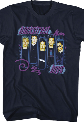 Boy Band Panels Backstreet Boys T-Shirt