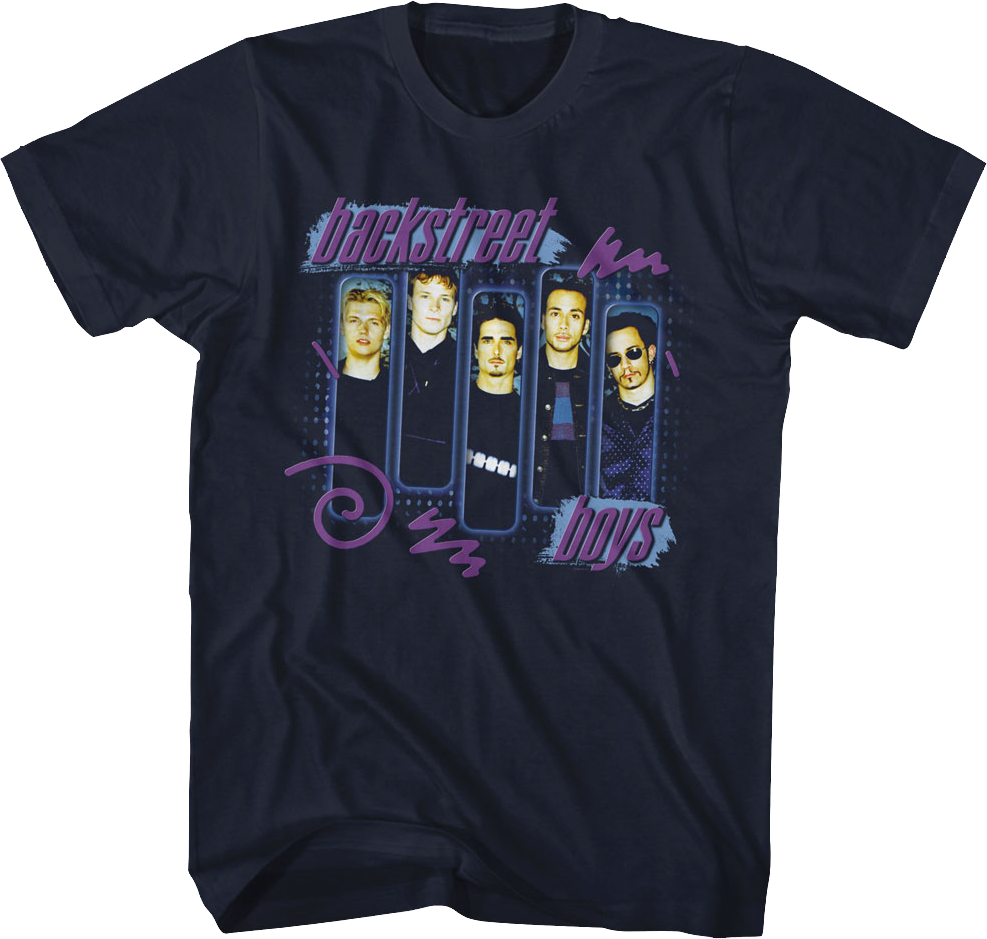 Boy Band Panels Backstreet Boys T-Shirt