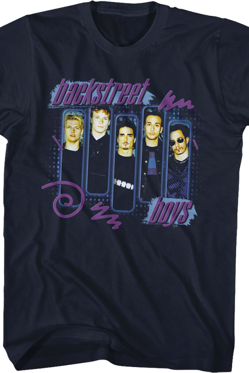 Boy Band Panels Backstreet Boys T-Shirtmain product image