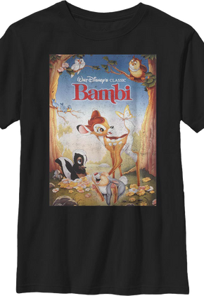 Boys Youth Bambi Poster Disney Shirt
