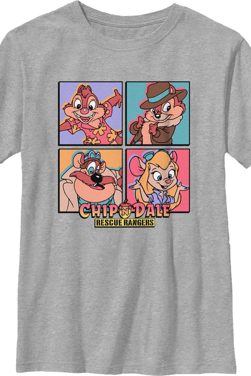 Boys Youth Character Squares Chip 'n Dale Rescue Rangers Shirtmain product image