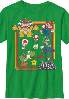 Boys Youth Characters Super Mario Bros. Shirt