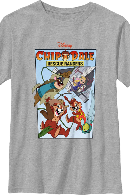 Boys Youth Comic Book Cover Chip 'n Dale Rescue Rangers Shirtmain product image