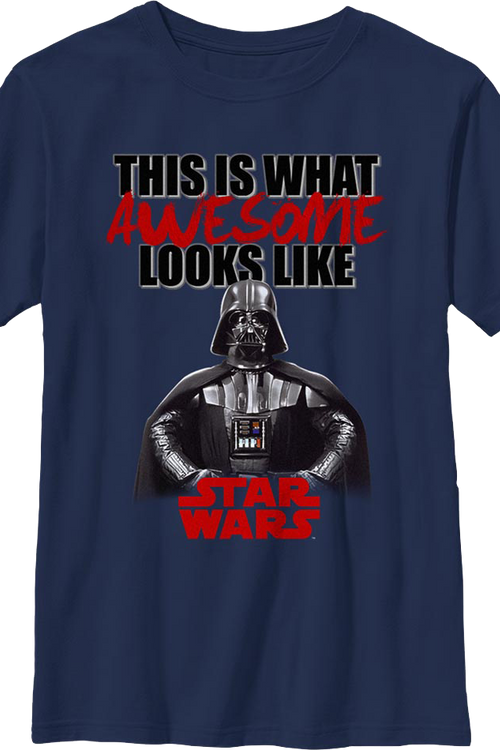 Boys Youth Darth Vader This Is What Awesome Looks Like Star Wars Shirtmain product image