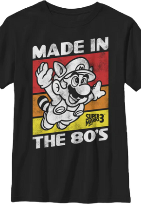Boys Youth Made In The 80's Super Mario Bros. 3 Shirt
